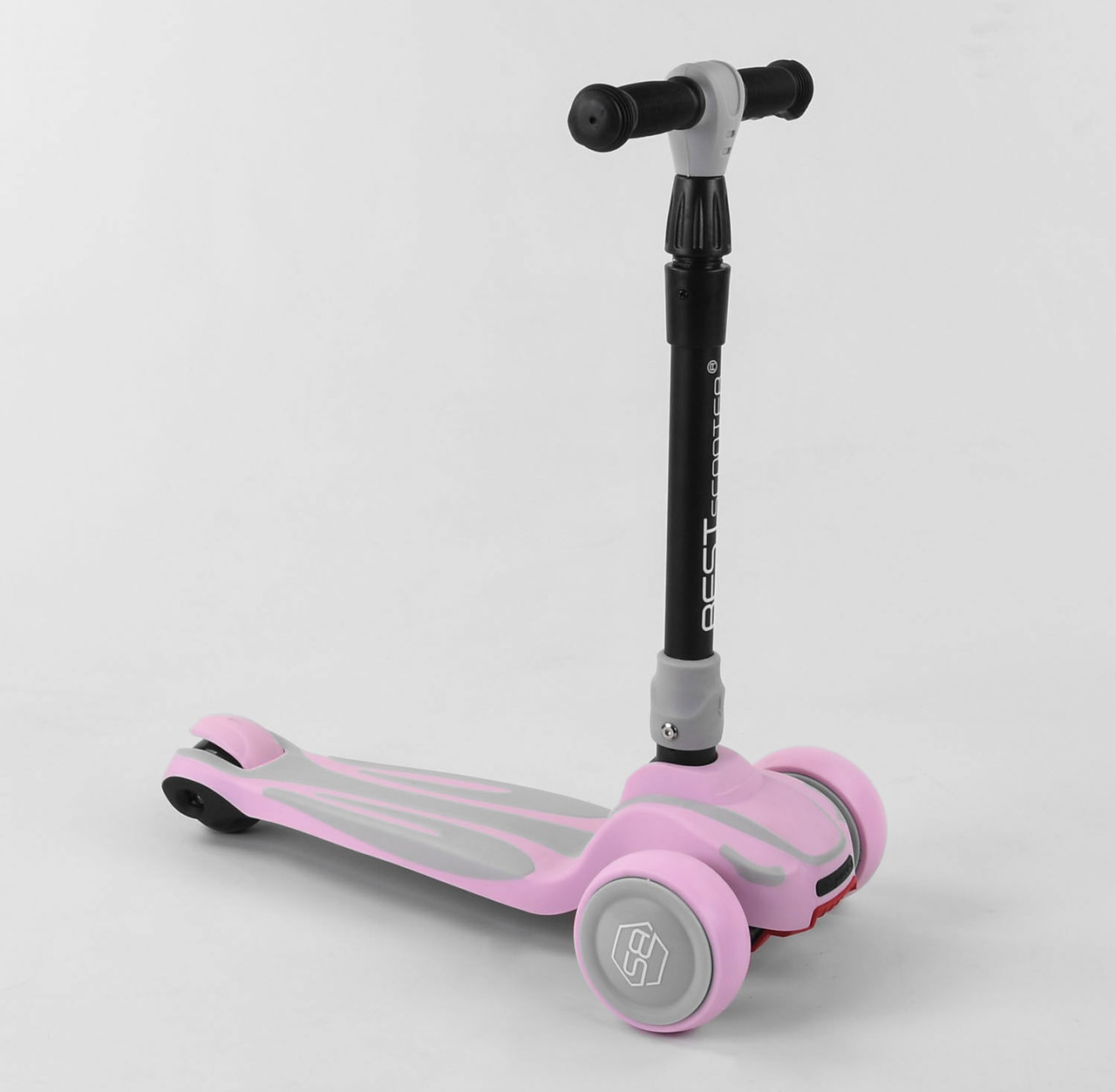 

Самокат трехколесный S-6044 Best Scooter, MAXI розовый 02051