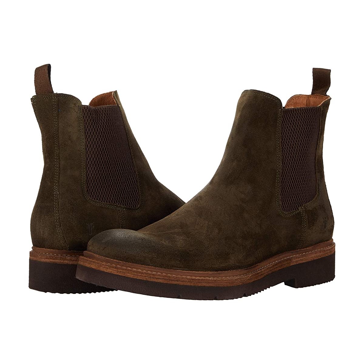 

Ботинки Frye Bowery Light Chelsea Olive Oiled Suede, 40.5 (255 мм)