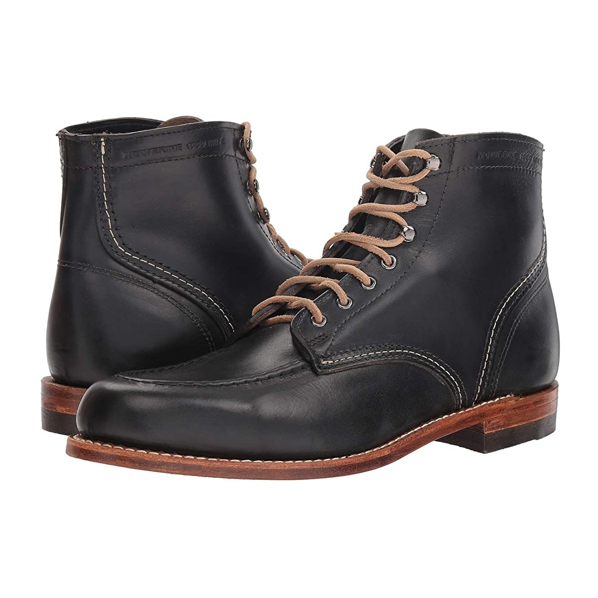 

Ботинки Wolverine Heritage 1000 Mile 1940 Boot Black Leather, 40.5 (255 мм)