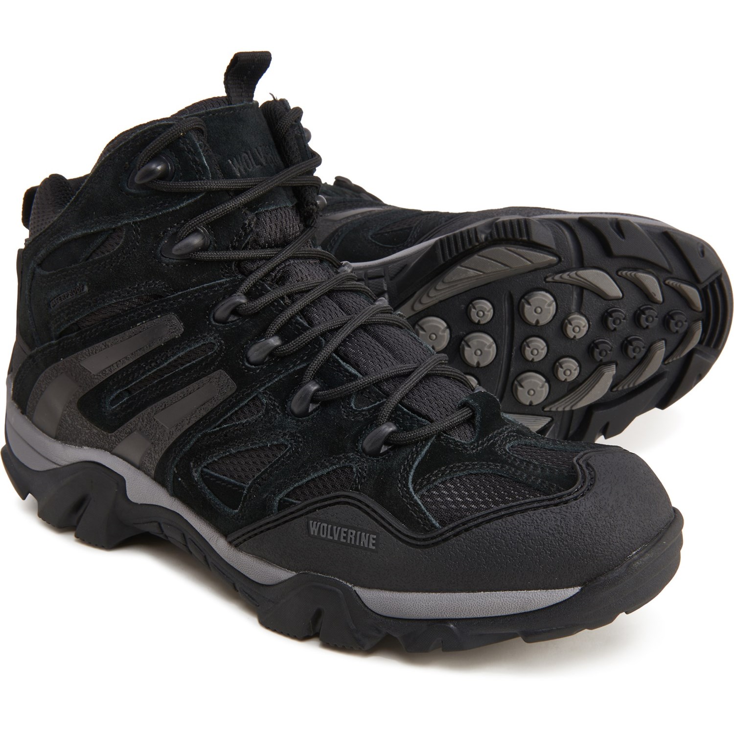

Ботинки Wolverine Wilderness - Waterproof Black, 43 (280 мм)