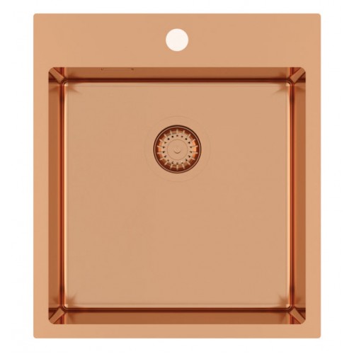 

Кухонная мойка AquaSanita Aira AIR100X-C (Copper PVD), медь
