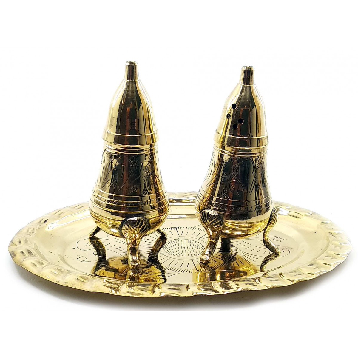 

Солонка ,перечница бронза (н-р 2 шт)(h-9.5 см) 32612