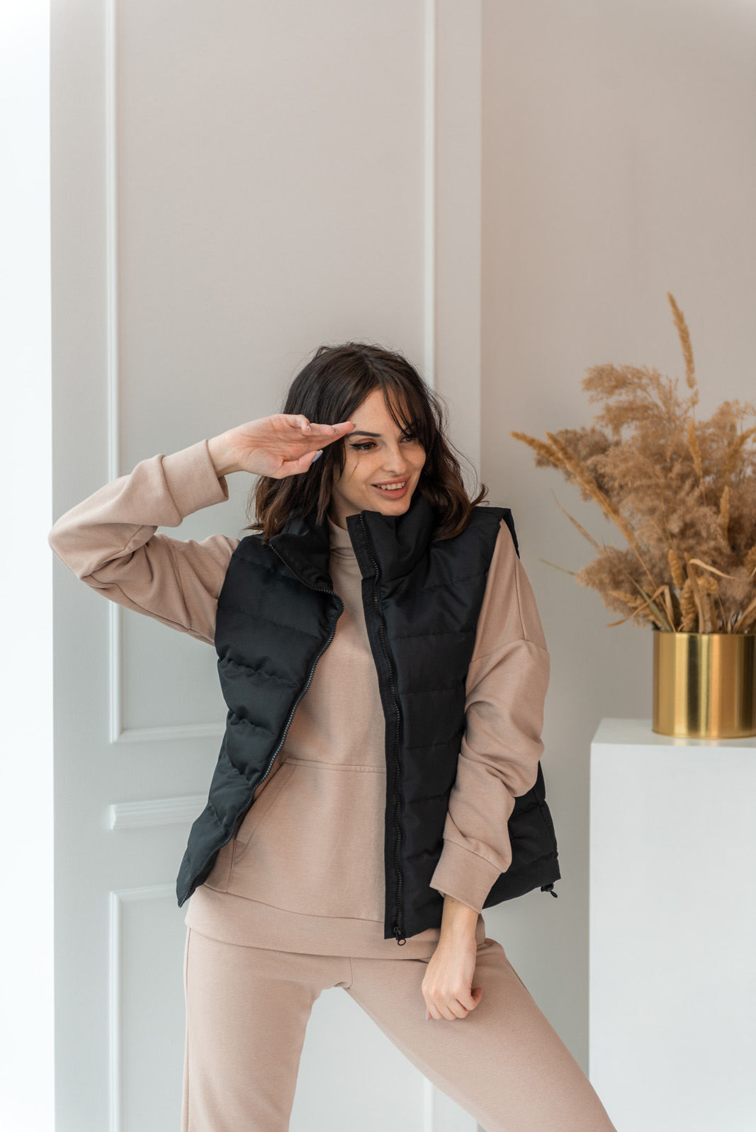 

Жилетка Wear me на молнии XL Чёрный 1w/23/29