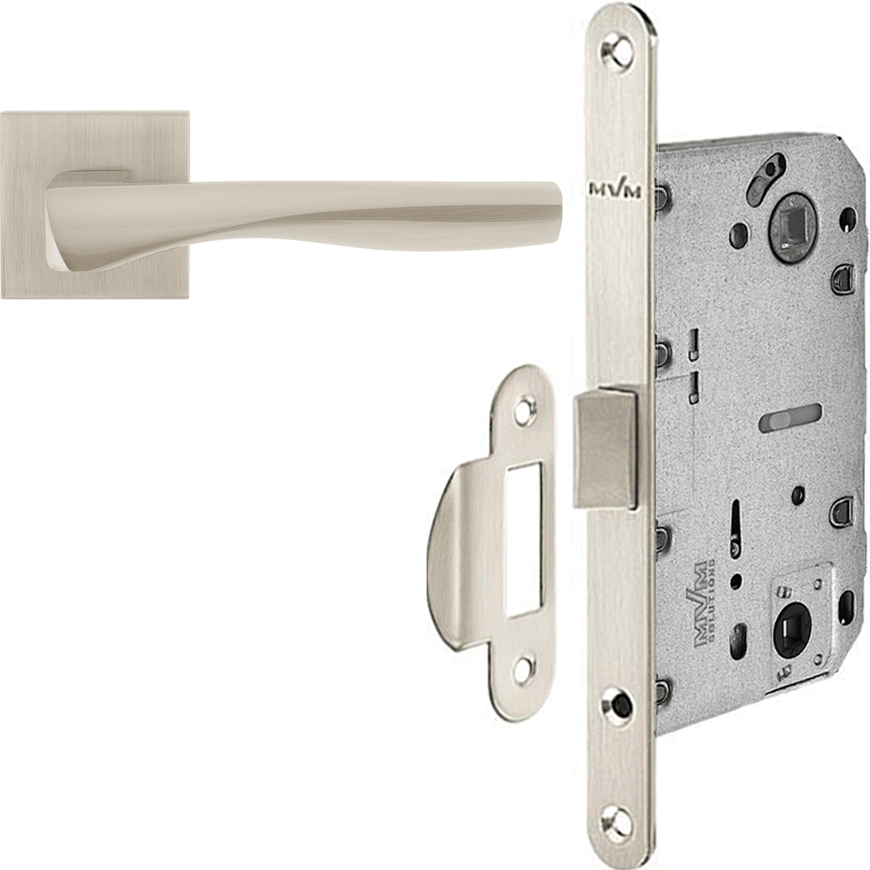 

Ручки комплект с механизмом Linde Hex Wave SN