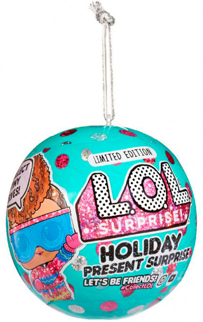 

L.O.L. SURPRISE! Оригинал Игровой набор с куклой серии "Holiday" - НОВОГОДНИЙ ЛУК