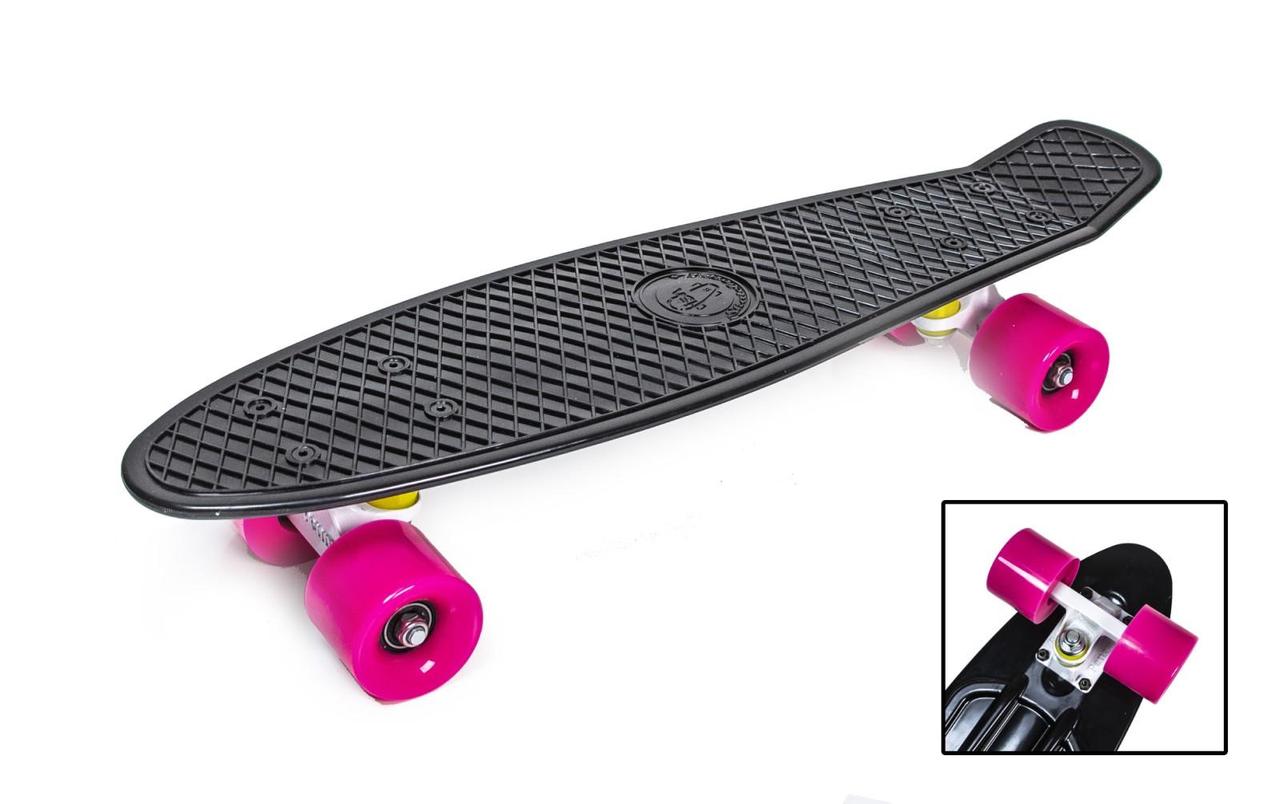 

Скейтборд "Penny Board Fish", Черный цвет, усиленный пластик