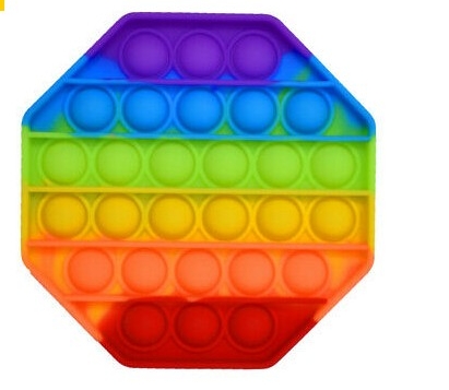 

Игрушка Антиструс Push POP It Bubble Famly Games пузырчатая разноцветная Поп Ит "Нажми на пузырь" Восьмиугольник
