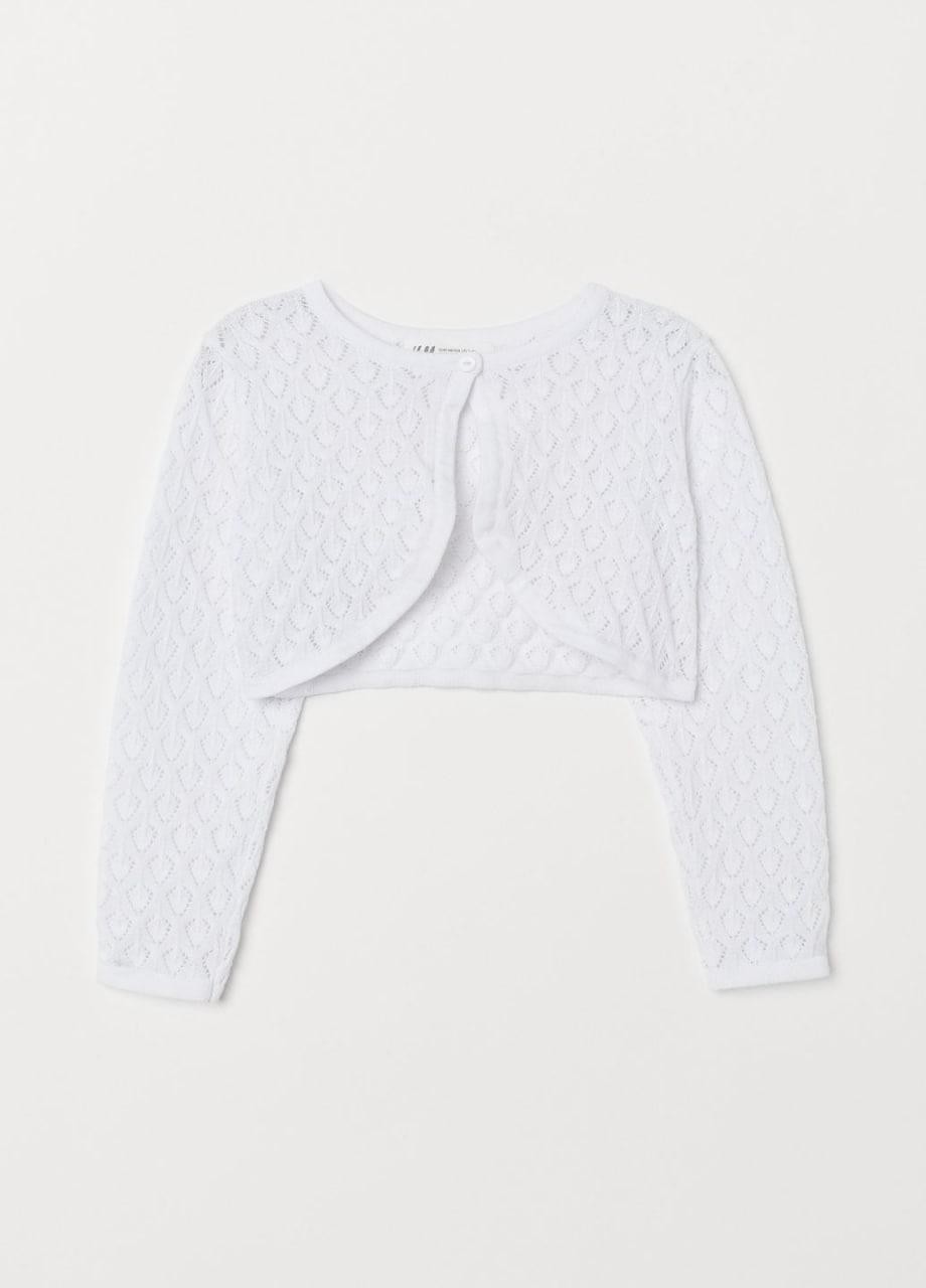 

Болеро H&M 110-116 см Белый 0698039-22