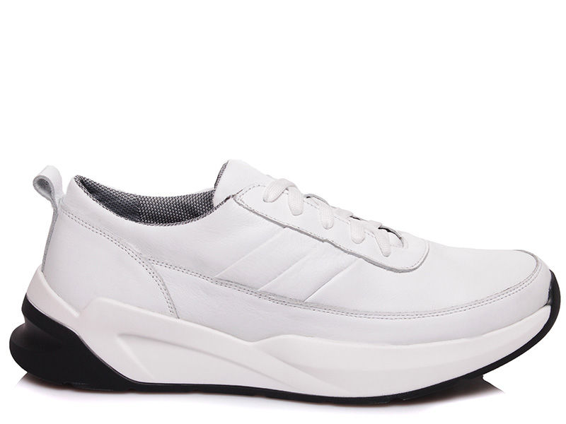 

Кроссовки Anry 200-12 белая кожа-ROZ 43 28см