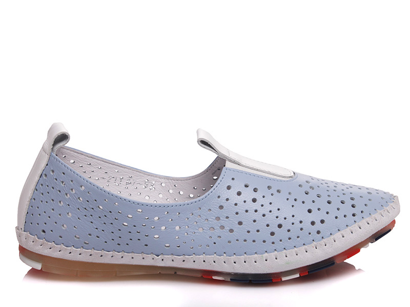 

Слипоны Avangard Shoes 21107 голубой-ROZ 40 25,5см