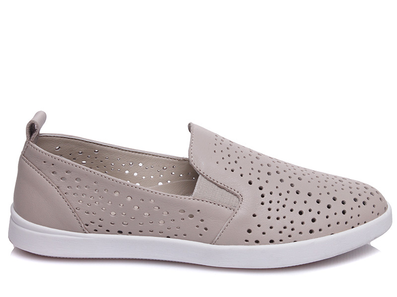 

Слипоны Avangard Shoes 21102П бежевый-ROZ 38 24,5см