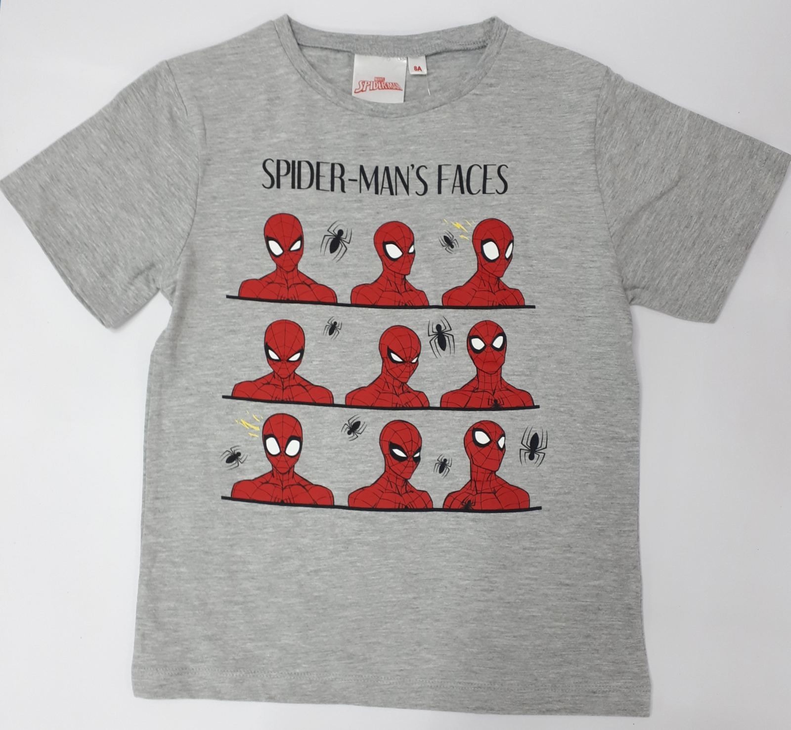 

Футболка SunCity Disney Spider-man на 3 года, рост 98 см, серого цвета