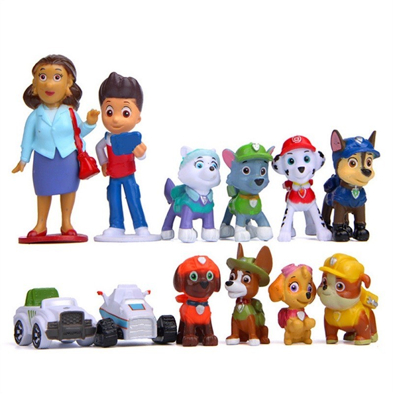 

Щенячий Патруль мини фигурки Paw Patrol 10 героев из мультфильма