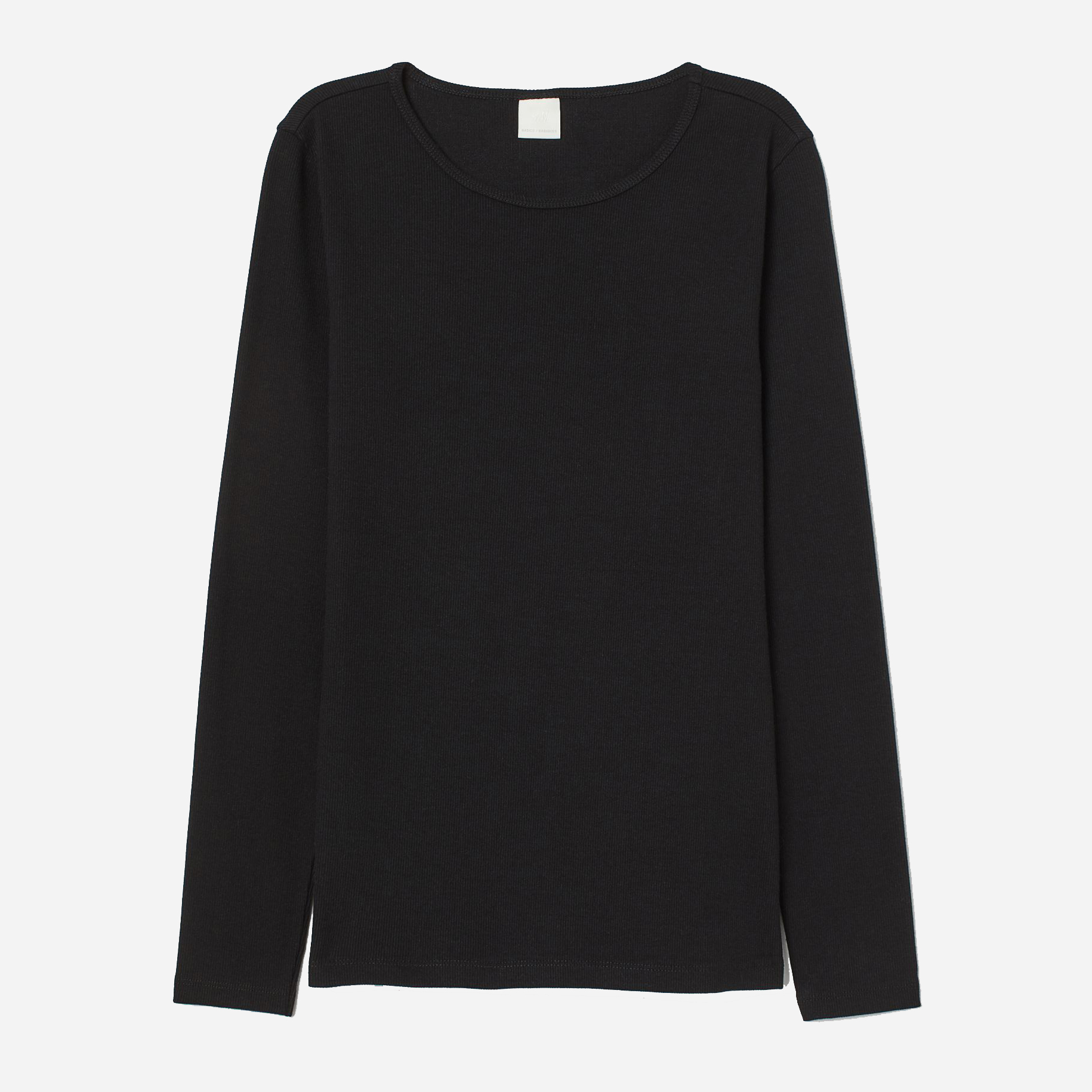 

Лонгслив H&M 1502-7849262 S Черный