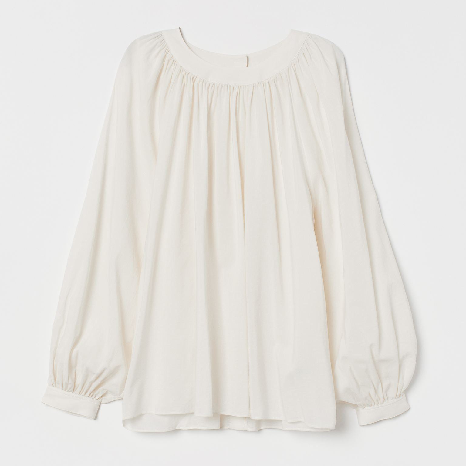 

Блузка H&M 1902-8075220  Кремовая, Блузка H&M 1902-8075220 40 Кремовая