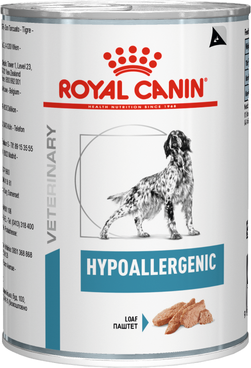 

Лечебный влажный корм для собак Royal Canin Hypoallergenic Canine 12 шт(упаковка)