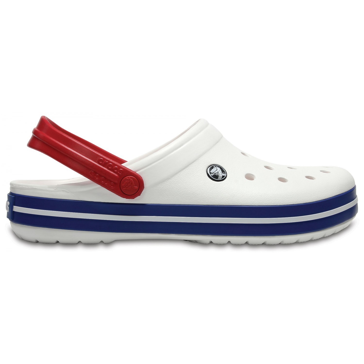 

Сабо Crocs Crocband Clog M8W10-40.5-26-26.5 см White / Blue 11016-W