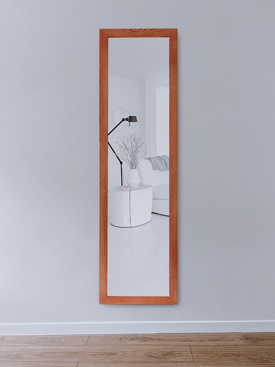 

Зеркало настенное в деревянной раме HomeDeco Персиковый 170х50