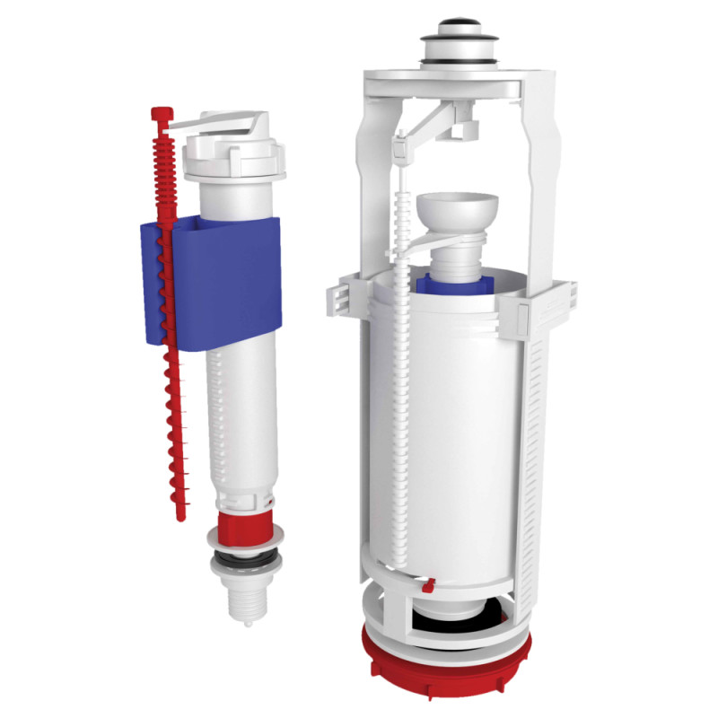 

Арматура ANI Plast WC8510C с клапаном нижней подачи 1/2", хромированная кнопка