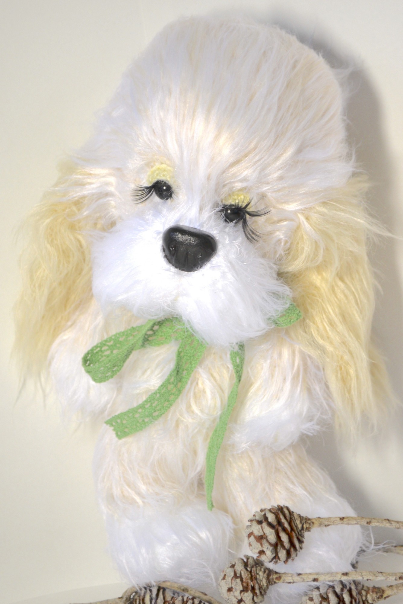 

Декоративная игрушка щенок спаниель Тоша, Совушка