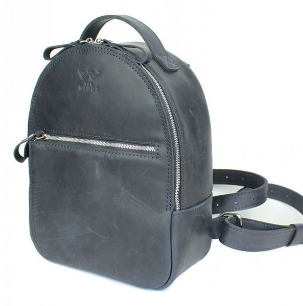 

Рюкзак женский кожаный Groove S синий винтажный TW-GROOVE-S-BLUE-CRZ