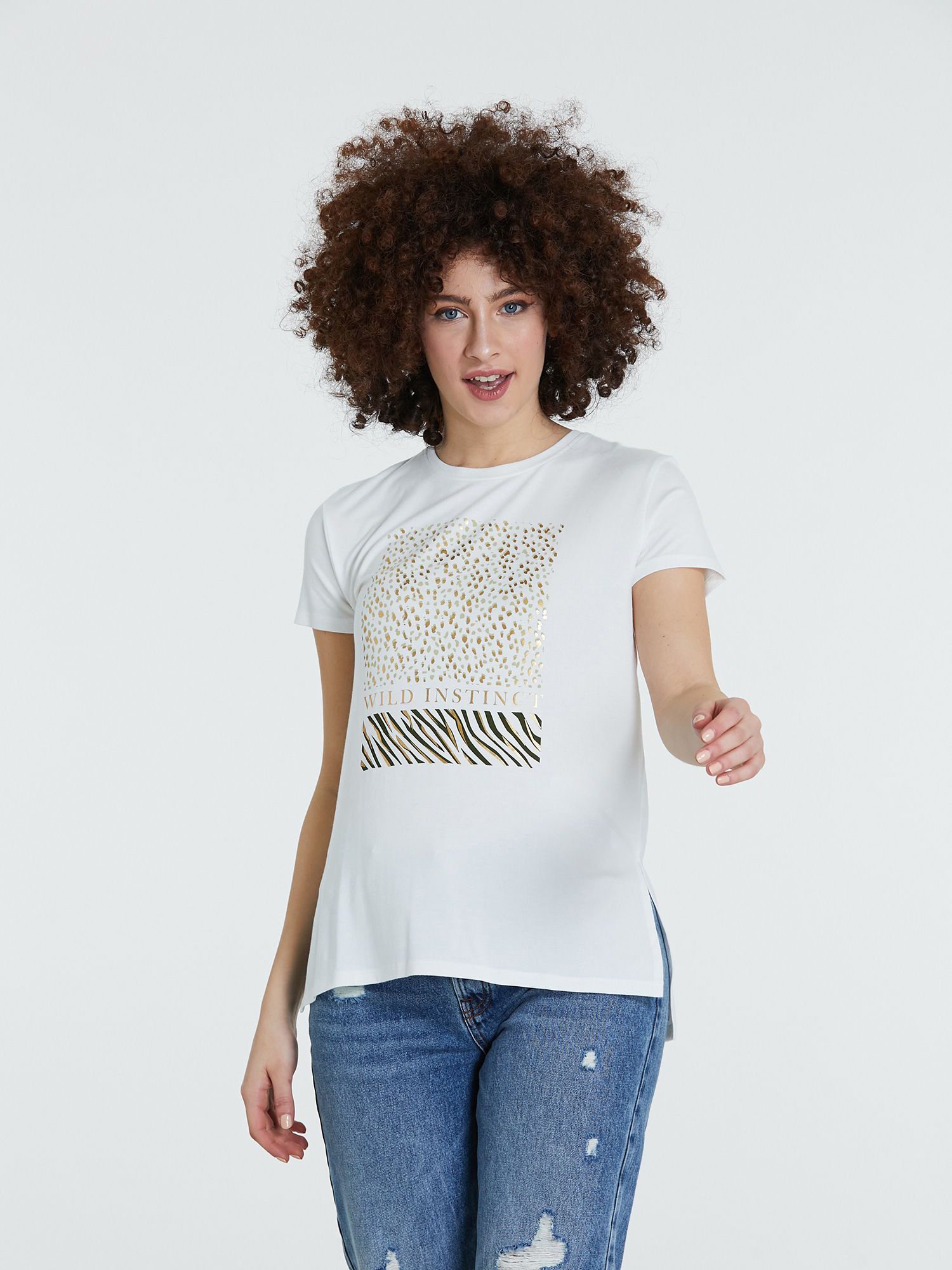 

Футболка Piazza Italia 39916-618 L Milk