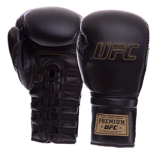 

Перчатки боксерские PRO Prem Lace Up UHK-75044 UFC 12oz Черный (37512012)