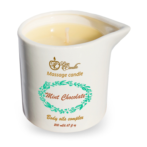 

Массажная свеча Live Candle Мятный Шоколад Люкс 200 мл