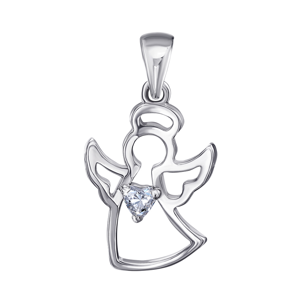

Серебряная подвеска с цирконием Swarovski 000113840