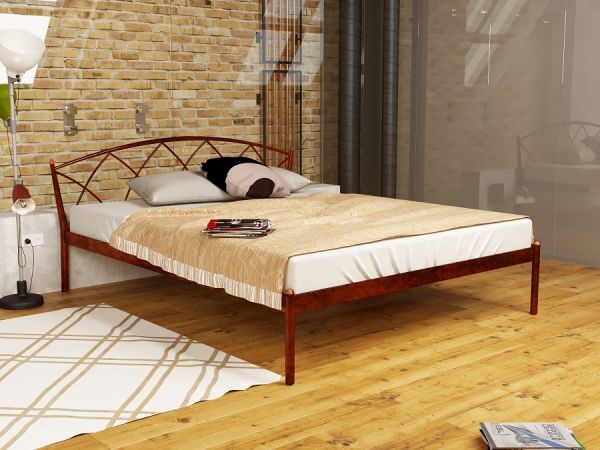 

Кровать Jasmine Elegance-1 Метакам Шагрень медь 180х200
