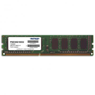 

Модуль памяти для компьютера DDR3 8GB 1600 MHz Patriot (PSD38G16002)