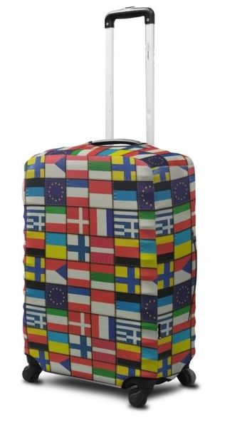 

Защитный чехол для чемодана Coverbag неопрен Флаги мира L