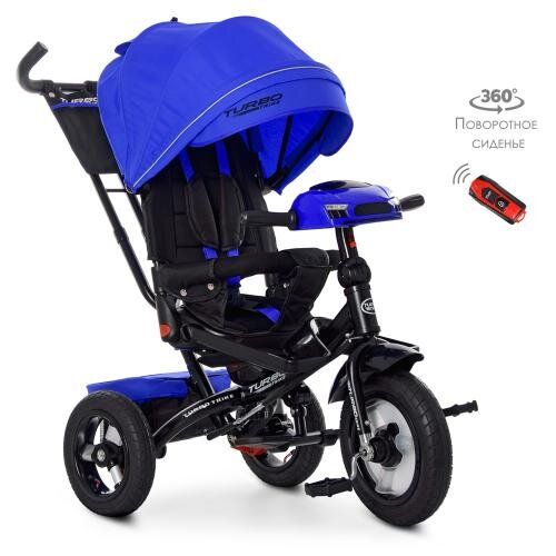 

Детский трехколесный велосипед Turbo Trike M 4060-10(Синий)
