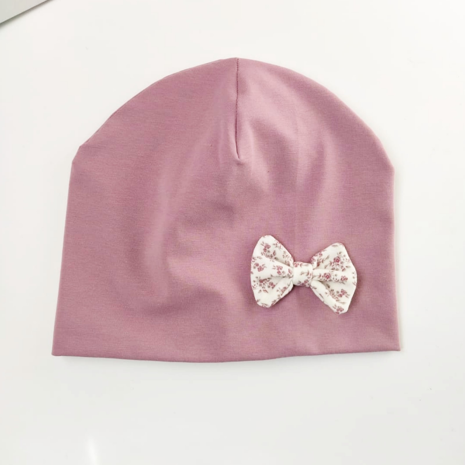 

Шапка NO BRAND трикотажная двойная 49/50 см сиреневая