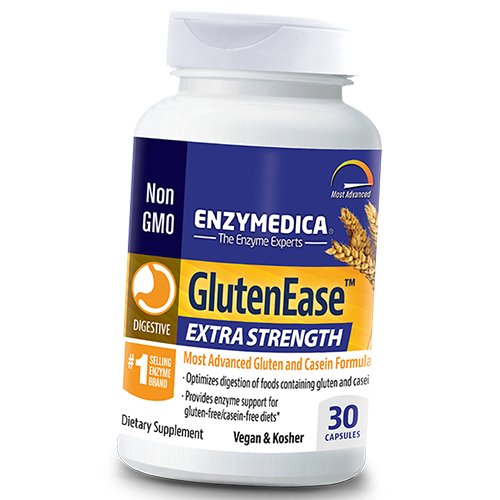 

Ферменты для переваривания глютена, GlutenEase Extra Strength, Enzymedica 30капс (69466019)