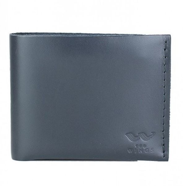 

Кожаный мужской кошелек The Wings Mini синий TW-W-MINI-BLUE-KSR
