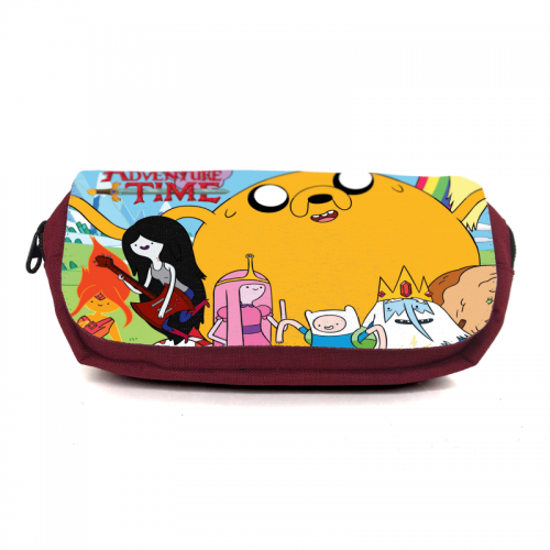 

Школьный пенал Время приключений органайзер универсальный (Adventure time-002-2-red) красный
