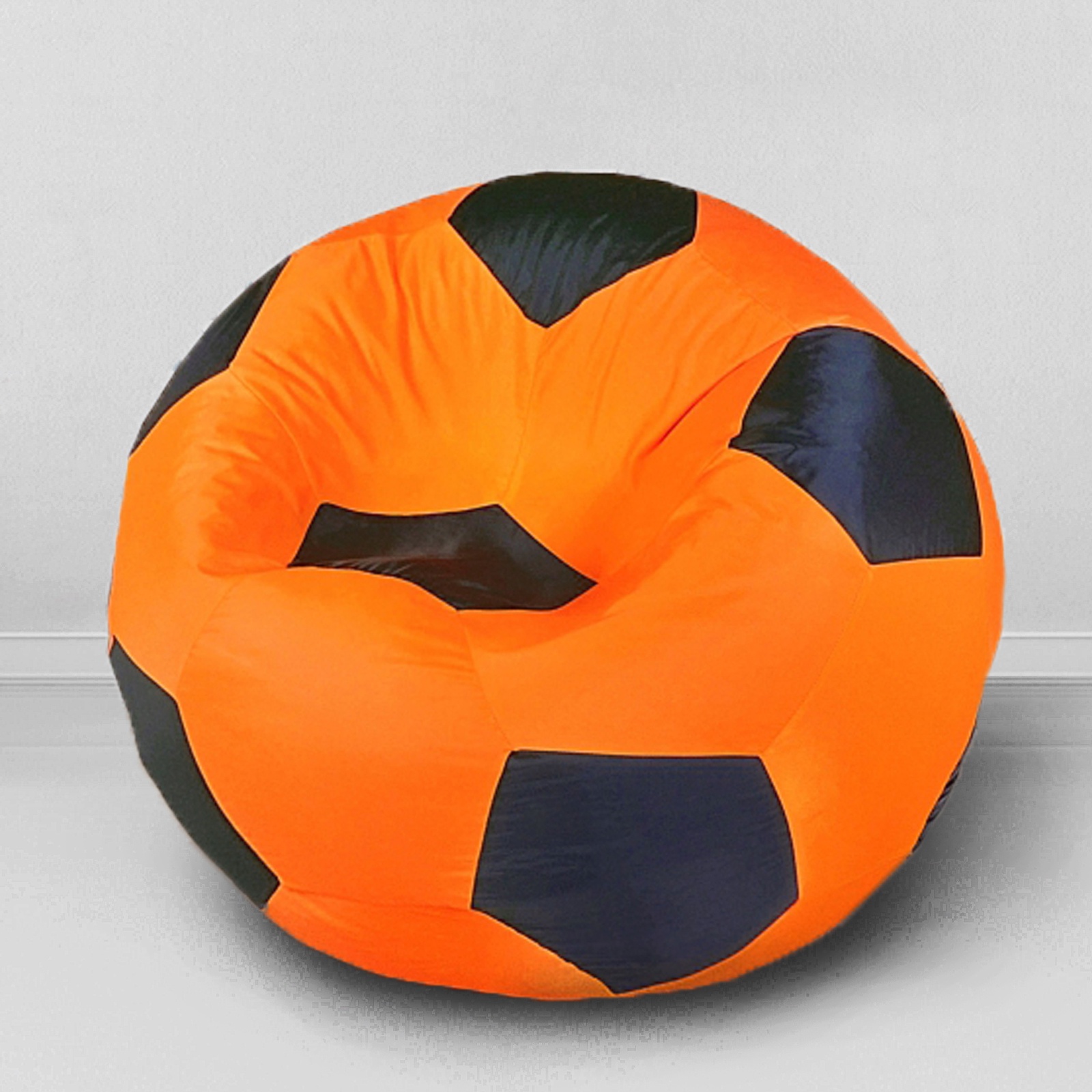 

Кресло мяч Beanbag Orange/Black 9