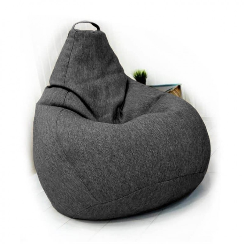 

Кресло груша Beanbag Gray рогожка