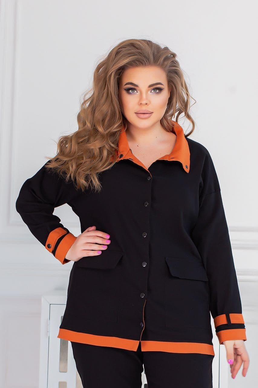 

Костюм Ellis Plus Size 4198 Черный 48-50