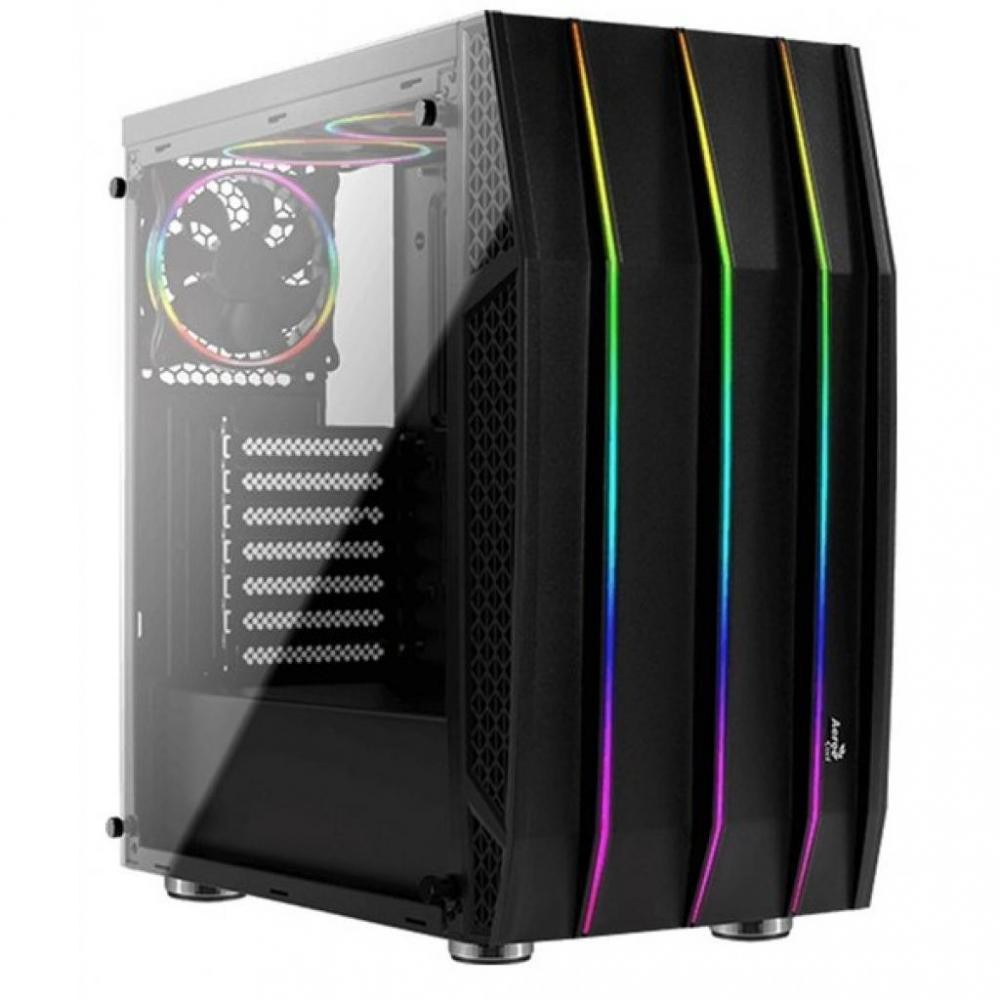 

Корпус AEROCOOL PGS Klaw RGB TG Black без БП (KLAW RGB TG)