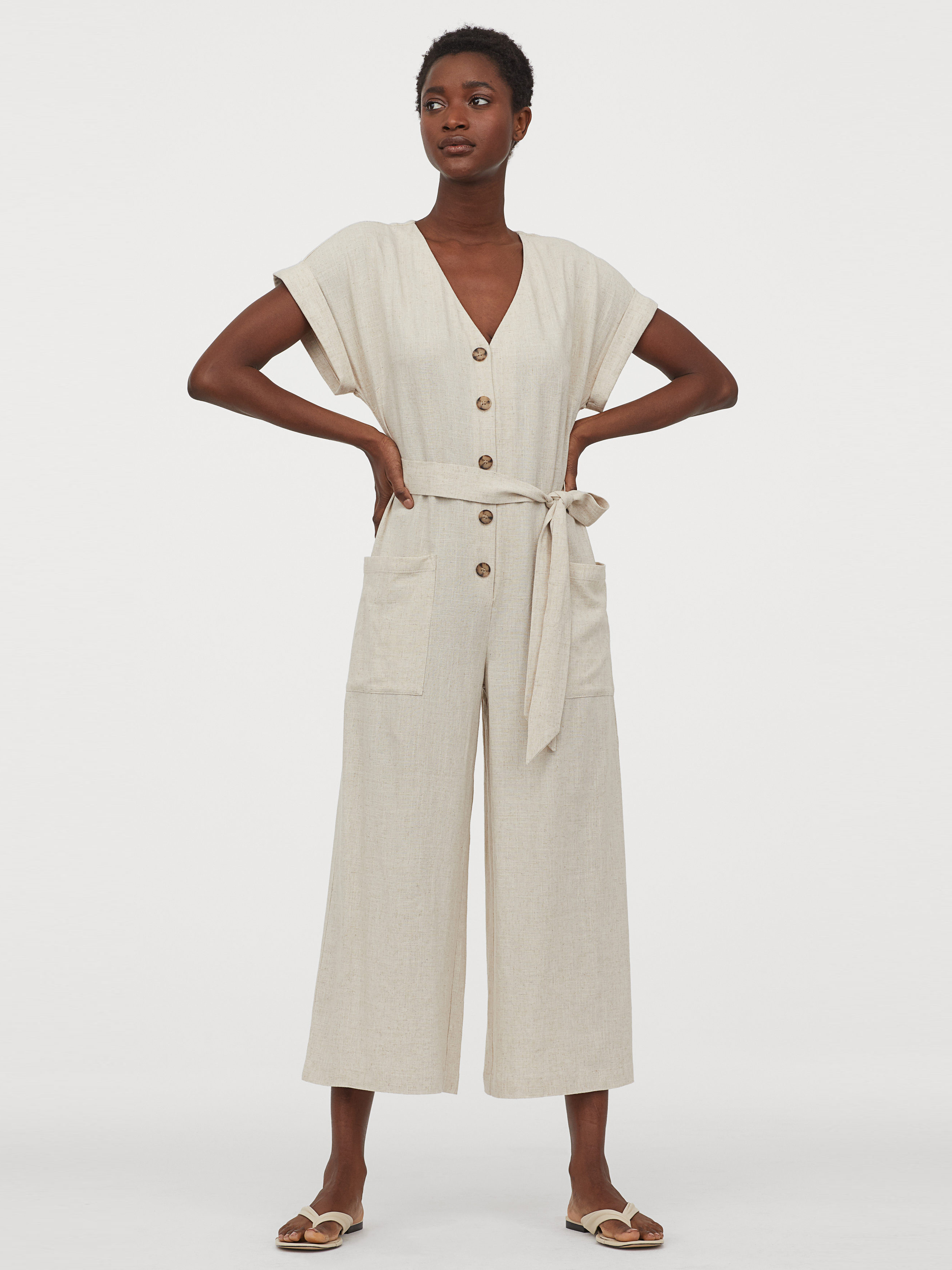 

Комбинезон H&M 060874064 38 Светло-бежевый