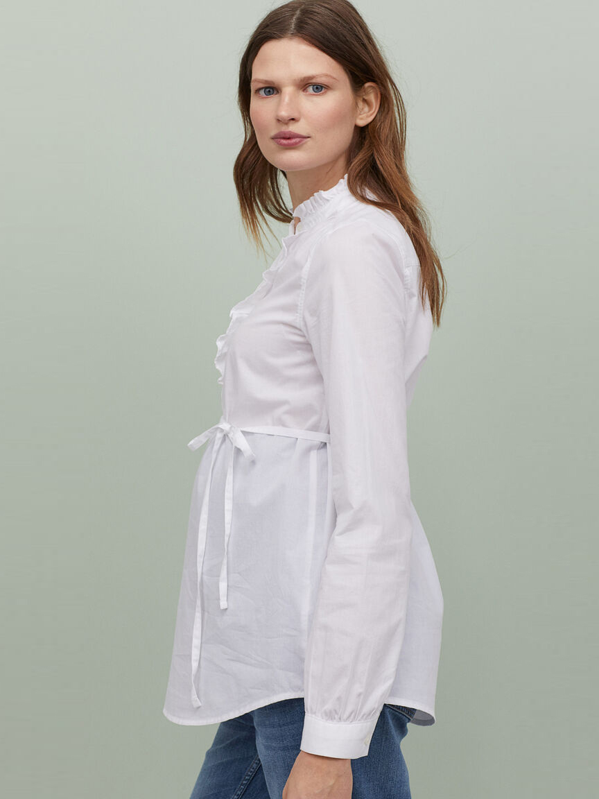 

Блуза для беременных H&M 060852666 S Белая