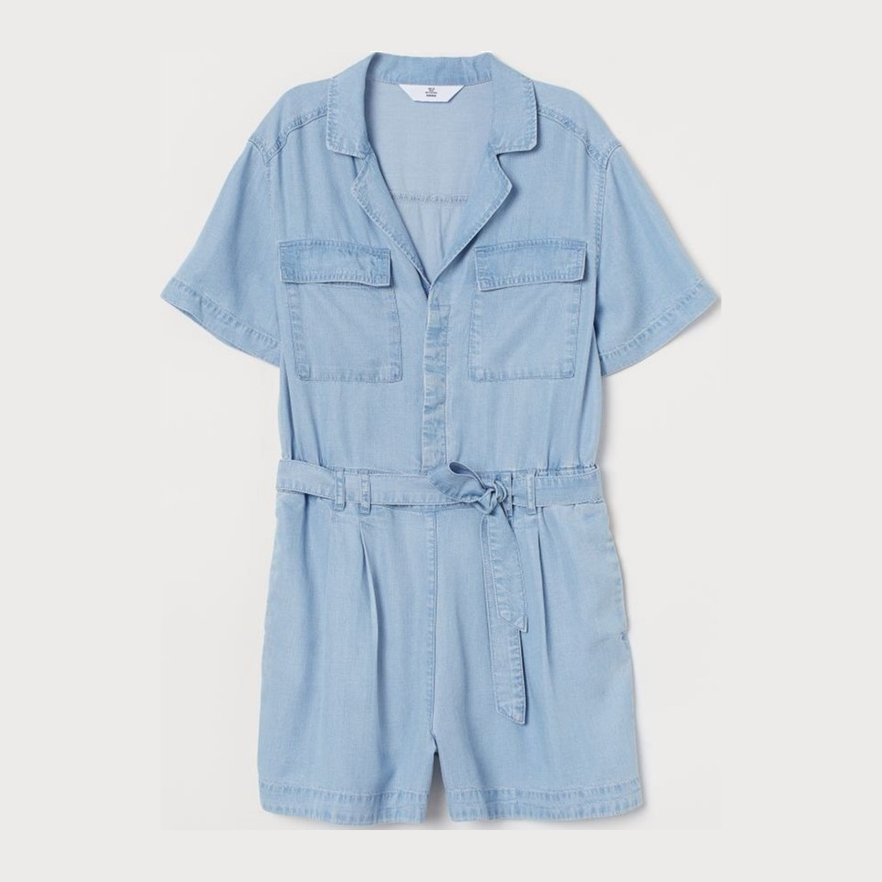 

Комбинезон джинсовый H&M 060823365 34 Голубой