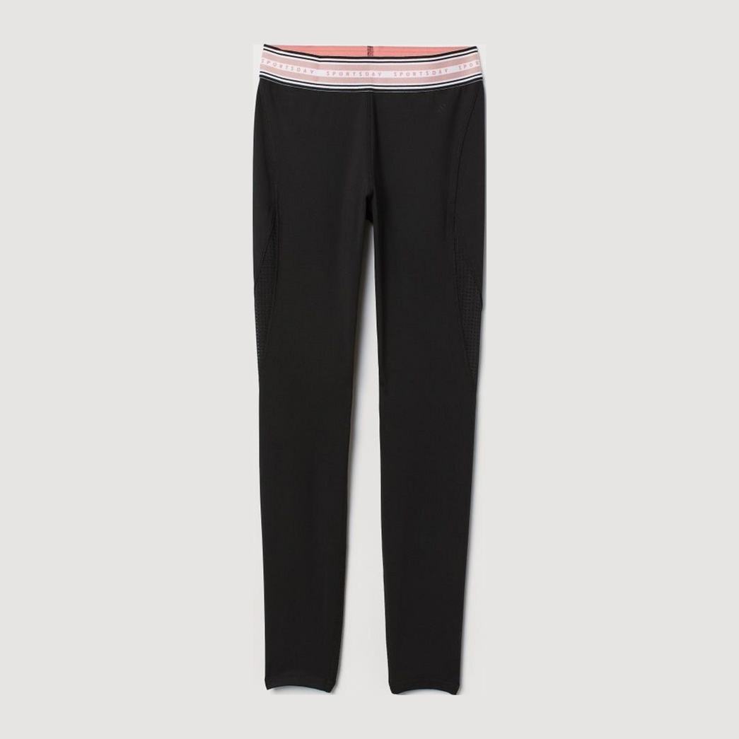 

Спортивные леггинсы H&M 060703000 S Черные с розовым