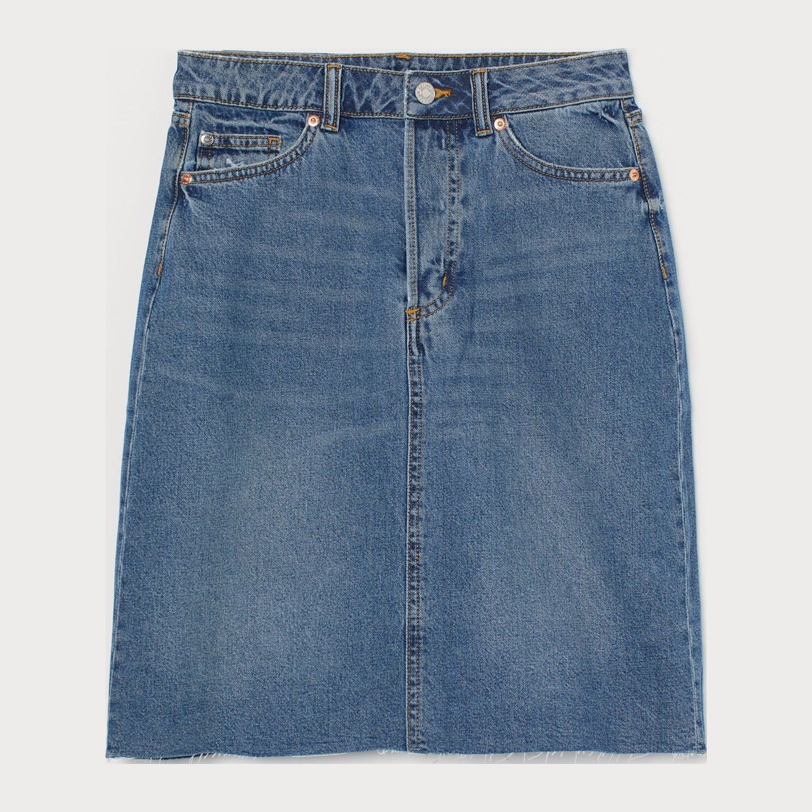 

Юбка джинсовая H&M 060541313 38 Светло-синяя