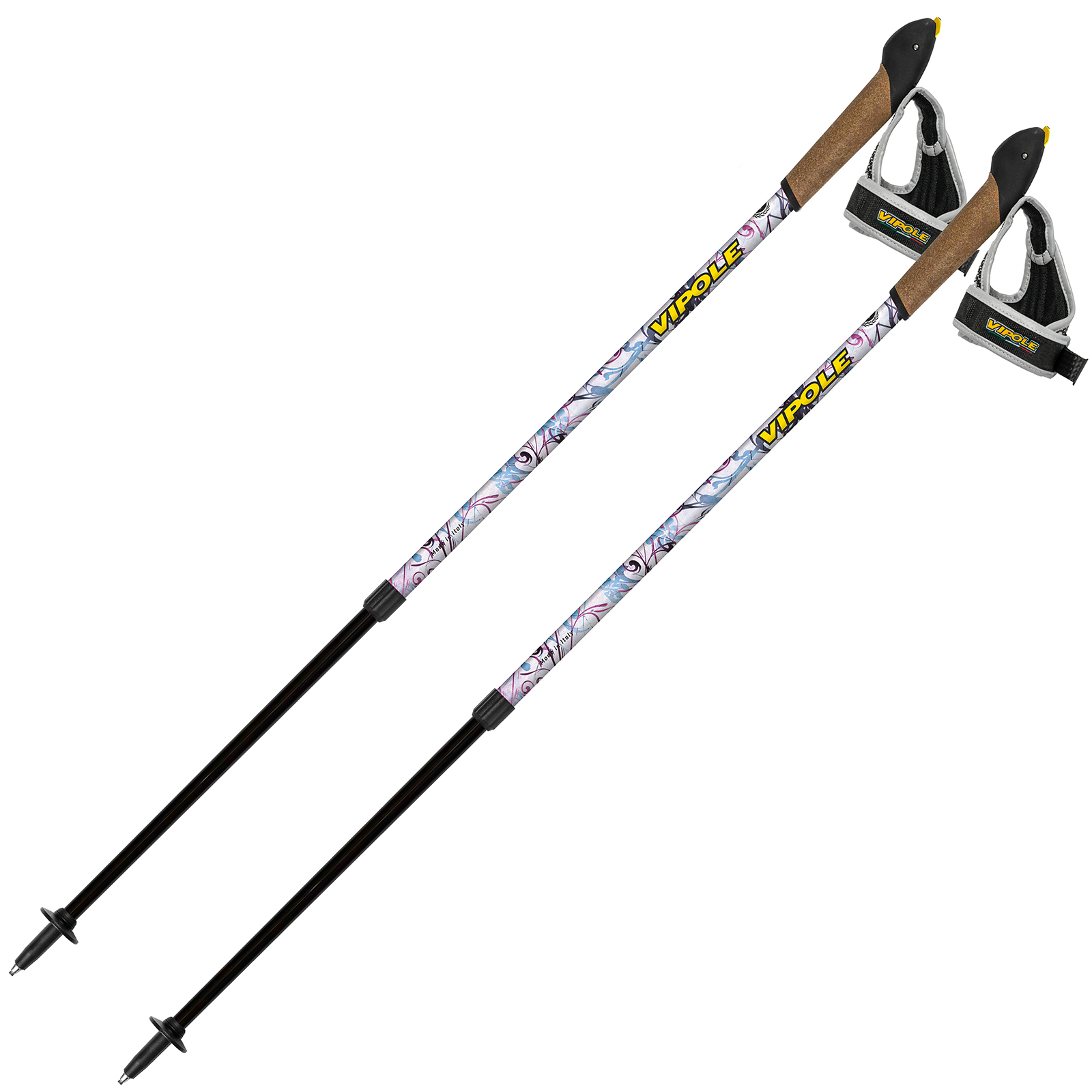 

Треккинговые палки Vipole Vario Lady Click-In Flower (921863)
