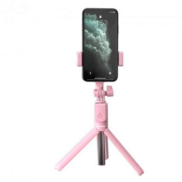 

Селфи-палка/монопод Baseus с пультом bluetooth для iPhone|Android rose