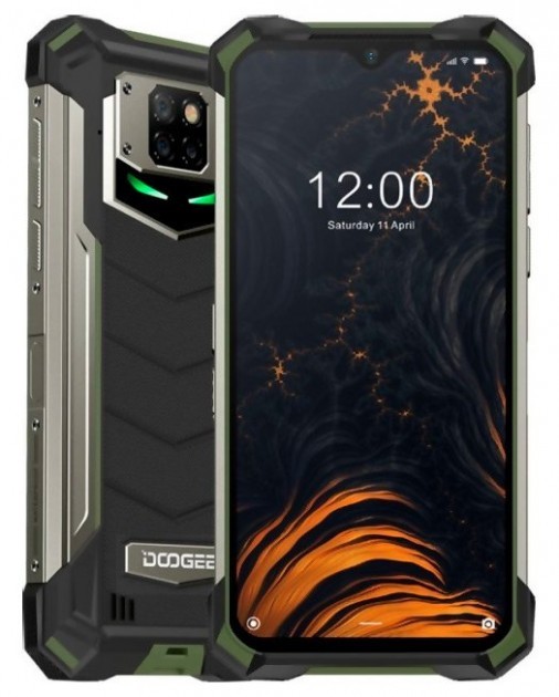 

Защищенный смартфон Doogee s88 plus ip68 8/128gb black-green