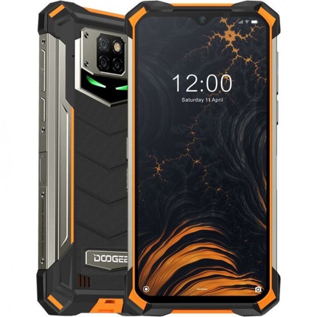 

Защищенный смартфон Doogee s88 pro ip68 6/128gb black-orange